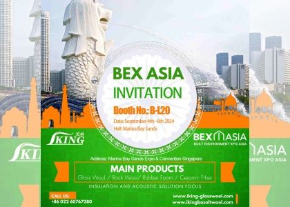 IKING Glass Wool Manufacturer at BEX ASIA 2024