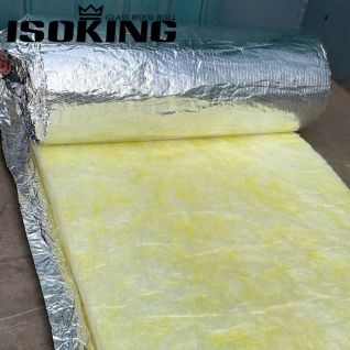 ISOKING Glass Wool Blanket with Aluminum Foil