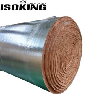 ISOKING Brown Glass Wool with Aluminum Foil