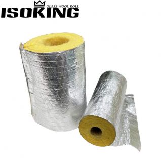 ISOKING Glass Wool Pipe with aluminum foil